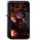Video Game League Of Legends Oil Windproof Black Lighter Briquet Encendedor L3602