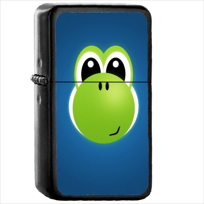 Video Game Mario Oil Windproof Black Lighter Briquet Encendedor L1867