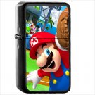 Video Game Mario Super Sluggers Oil Windproof Black Lighter Briquet Encendedor L3084