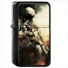 Video Game Medal Of Honor Medal of Honor Oil Windproof Black Lighter Briquet Encendedor L1107