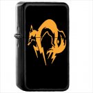 Video Game Metal Gear Oil Windproof Black Lighter Briquet Encendedor L1466