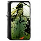 Video Game Metal Gear Oil Windproof Black Lighter Briquet Encendedor L1468