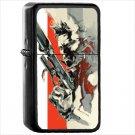 Video Game Metal Gear Oil Windproof Black Lighter Briquet Encendedor L1550
