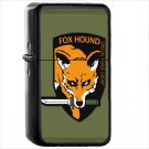 Video Game Metal Gear Oil Windproof Black Lighter Briquet Encendedor L1467