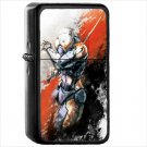 Video Game Metal Gear Oil Windproof Black Lighter Briquet Encendedor L2513