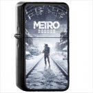 Video Game Metro Exodus Metro Oil Windproof Black Lighter Briquet Encendedor L3358