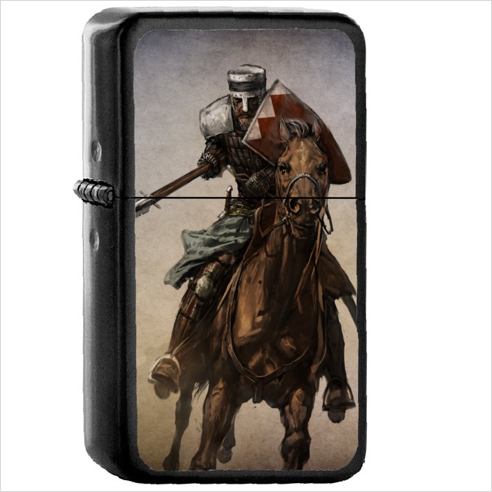 Video Game Mount & Blade Oil Windproof Black Lighter Briquet Encendedor L1058