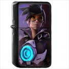 Video Game Overwatch Oil Windproof Black Lighter Briquet Encendedor L2384