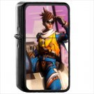 Video Game Overwatch Oil Windproof Black Lighter Briquet Encendedor L2799