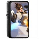 Video Game Overwatch Oil Windproof Black Lighter Briquet Encendedor L2896