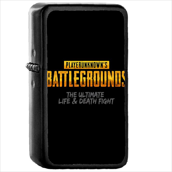 Video Game PlayerUnknown's Battlegrounds PUBG Oil Windproof Black Lighter Briquet Encendedor L3108