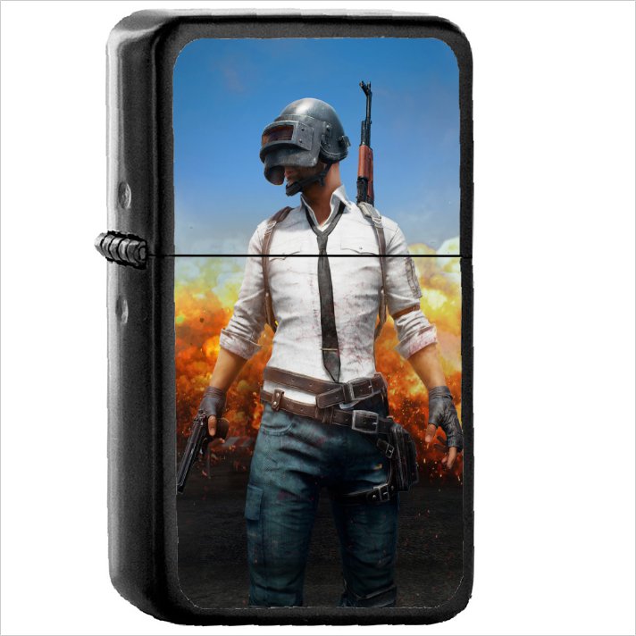 Video Game PlayerUnknown's Battlegrounds PUBG Oil Windproof Black Lighter Briquet Encendedor L3299