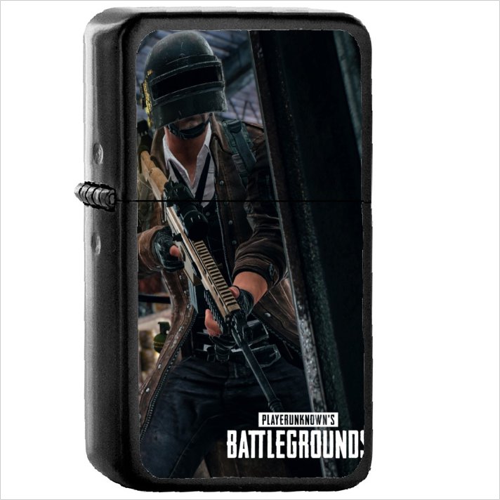Video Game PlayerUnknown's Battlegrounds PUBG Oil Windproof Black Lighter Briquet Encendedor L3390