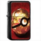 Video Game Pokémon Oil Windproof Black Lighter Briquet Encendedor L1651