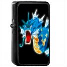 Video Game Pokémon Oil Windproof Black Lighter Briquet Encendedor L2441