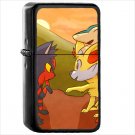 Video Game Pokémon Oil Windproof Black Lighter Briquet Encendedor L2742