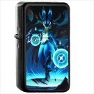 Video Game Pokémon Oil Windproof Black Lighter Briquet Encendedor L3430