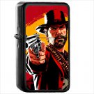 Video Game Red Dead Redemption 2 Red Dead Oil Windproof Black Lighter Briquet Encendedor L3291