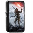 Video Game Rise of the Tomb Raider Tomb Raider Oil Windproof Black Lighter Briquet Encendedor L1083