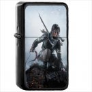 Video Game Rise of the Tomb Raider Tomb Raider Oil Windproof Black Lighter Briquet Encendedor L1802