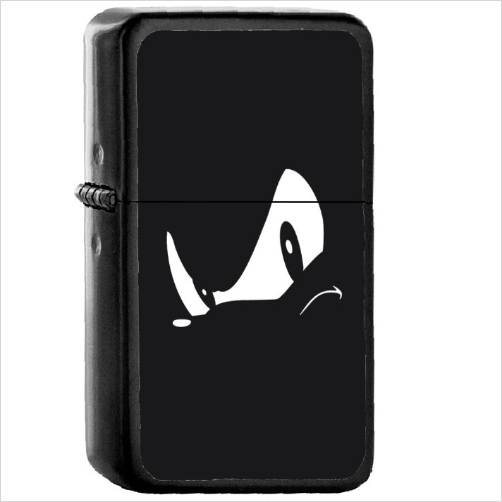 Video Game Shadow the Hedgehog Sonic Oil Windproof Black Lighter Briquet Encendedor L3420