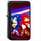 Video Game Sonic & Knuckles Sonic Oil Windproof Black Lighter Briquet Encendedor L733