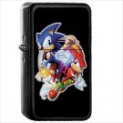 Video Game Sonic & Knuckles Sonic Oil Windproof Black Lighter Briquet Encendedor L738