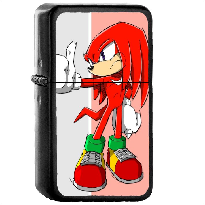 Video Game Sonic the Hedgehog Sonic Oil Windproof Black Lighter Briquet Encendedor L2104