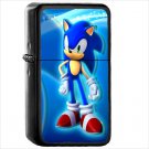 Video Game Sonic Unleashed Sonic Oil Windproof Black Lighter Briquet Encendedor L1774