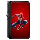 Video Game Spider-Man (PS4) Spider-Man Oil Windproof Black Lighter Briquet Encendedor L3484