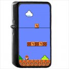 Video Game Super Mario Bros. Mario Oil Windproof Black Lighter Briquet Encendedor L1632