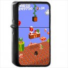 Video Game Super Mario Bros. Mario Oil Windproof Black Lighter Briquet Encendedor L1910
