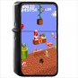 Video Game Super Mario Bros. Mario Oil Windproof Black Lighter Briquet Encendedor L1910