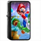 Video Game Super Mario Galaxy 2 Mario Oil Windproof Black Lighter Briquet Encendedor L2220