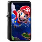 Video Game Super Mario Galaxy Mario Oil Windproof Black Lighter Briquet Encendedor L3531