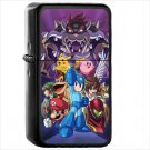 Super Smash Bros. Nintendo 3DS Wii U Oil Windproof Black Lighter Briquet Encendedor L2382