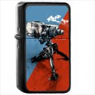 Video Game Team Fortress 2 Team Fortress Oil Windproof Black Lighter Briquet Encendedor L1424