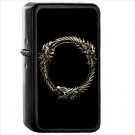 Video Game The Elder Scrolls Online Oil Windproof Black Lighter Briquet Encendedor L1404