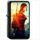 Video Game The Last Of Us Oil Windproof Black Lighter Briquet Encendedor L2289