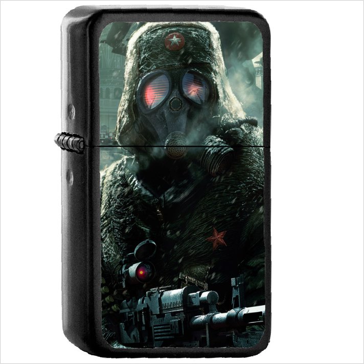 Video Game Tom Clancy's EndWar Oil Windproof Black Lighter Briquet Encendedor L3157