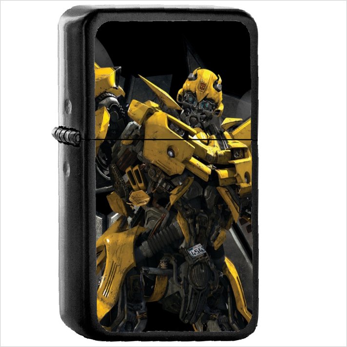 Video Game Transformers Oil Windproof Black Lighter Briquet Encendedor L1631