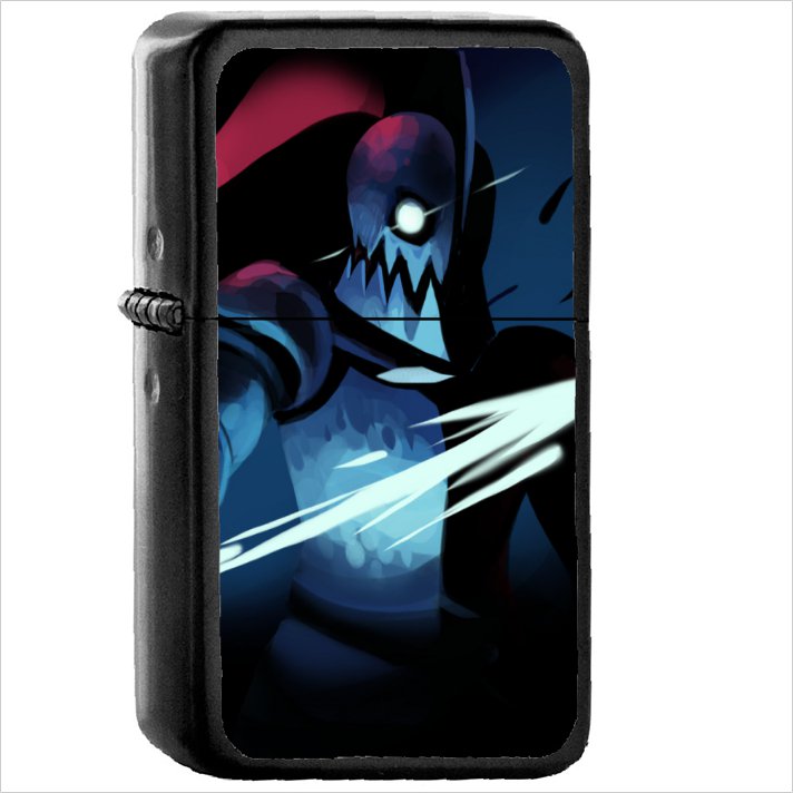 Video Game Undertale Oil Windproof Black Lighter Briquet Encendedor L2555