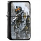 Video Game Warface Oil Windproof Black Lighter Briquet Encendedor L1354