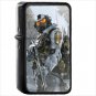 Video Game Warface Oil Windproof Black Lighter Briquet Encendedor L1354