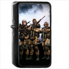 Video Game Warface Oil Windproof Black Lighter Briquet Encendedor L2707