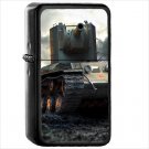 Video Game World Of Tanks Oil Windproof Black Lighter Briquet Encendedor L3372