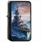 Video Game World of Warships Warships Oil Windproof Black Lighter Briquet Encendedor L3295