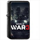 Video Game World War 3 Oil Windproof Black Lighter Briquet Encendedor L3684
