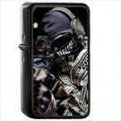 Military Soldier Oil Windproof Black Lighter Briquet Encendedor L3010