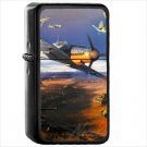 Military World War II Wars Oil Windproof Black Lighter Briquet Encendedor L2178